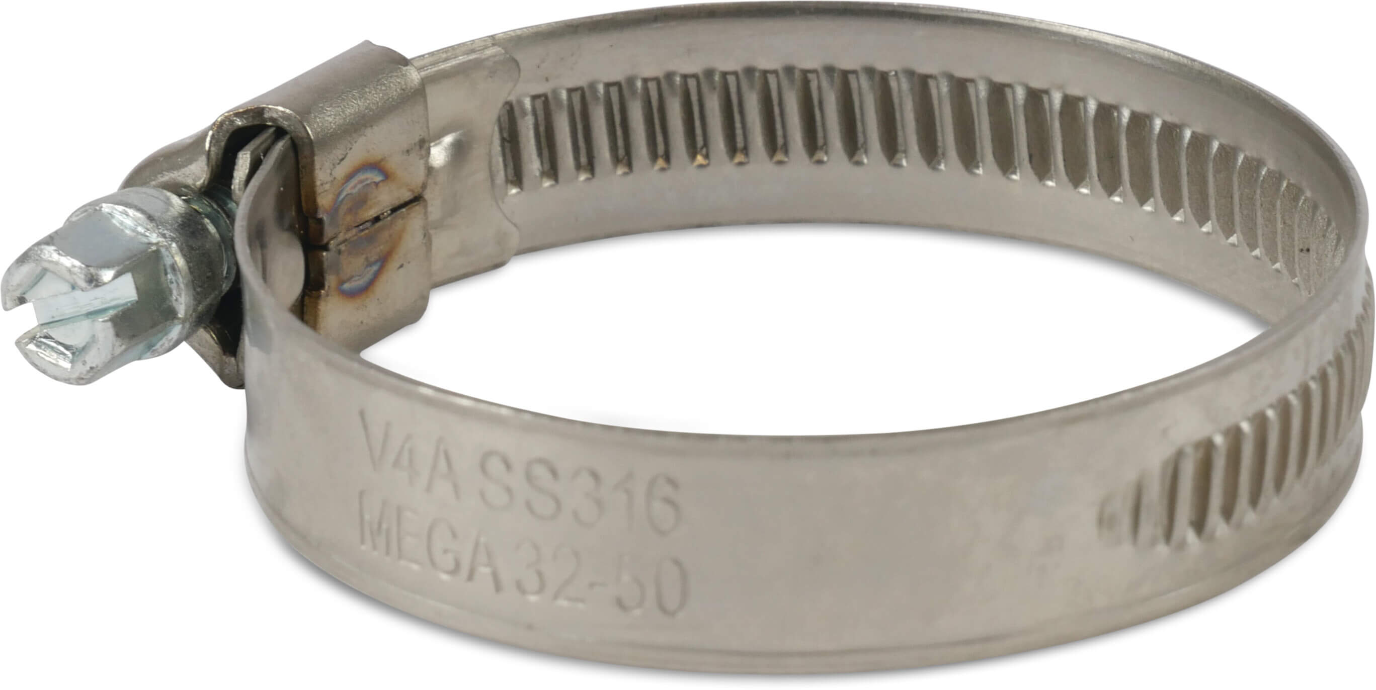 Profec Wormdrive hose clip stainless steel 316 20 mm x 32 mm type W5 12 mm