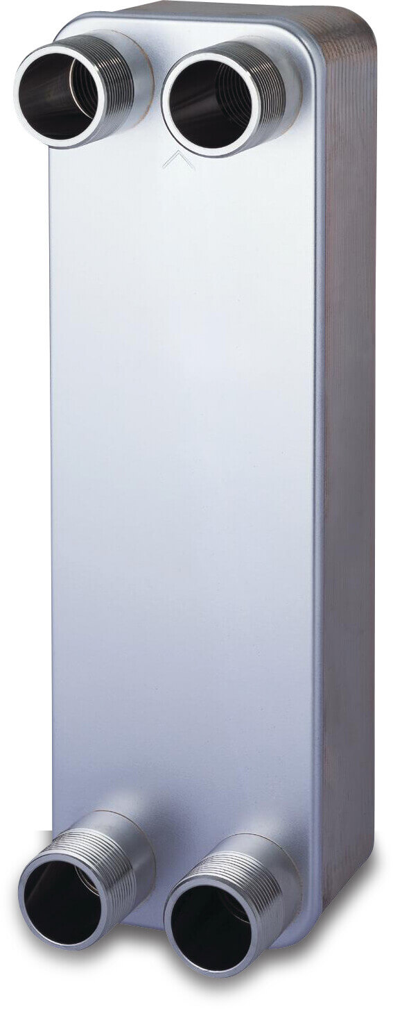 Heat exchanger stainless steel 316 male thread BDW16DWHx60
