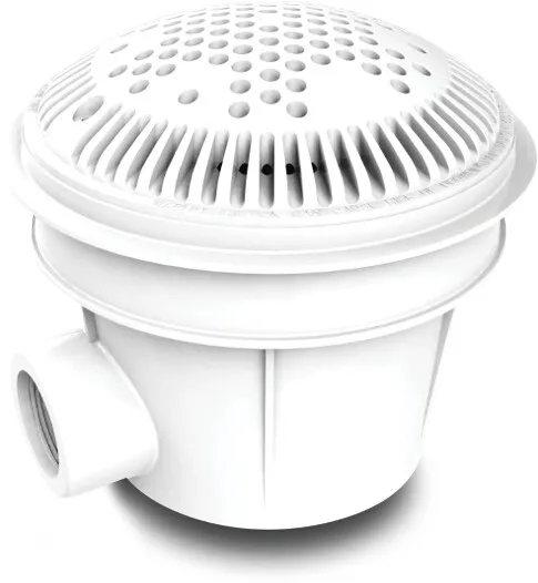 Flotide Main drain 1 1/2" x 2" female thread white Anti-Vortex