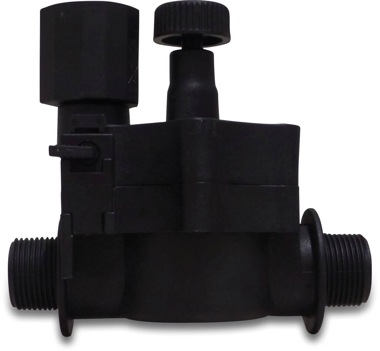 Rain Solenoid valve fibreglass-reinforced nylon 3/4" male thread 12bar 24VAC black type RN155 Plus