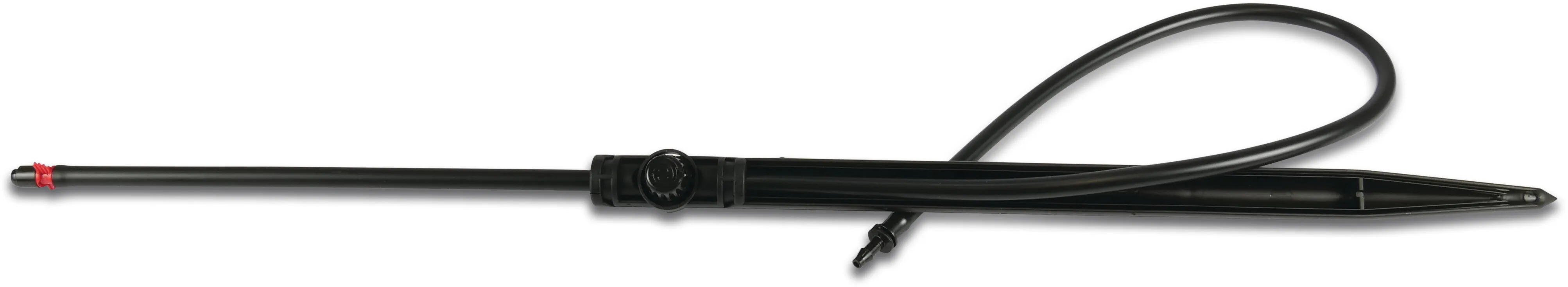 Mini sprinkler plastic 6 mm push-in 90° 51cm type jet spike 310-90