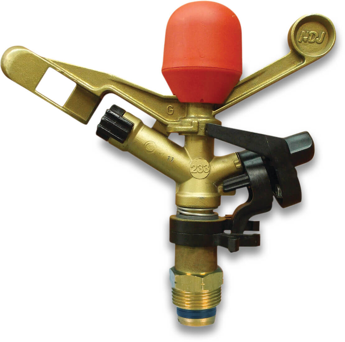 NaanDan Part circle sprinkler brass 3/4" male thread 4,0 mm type 233PC