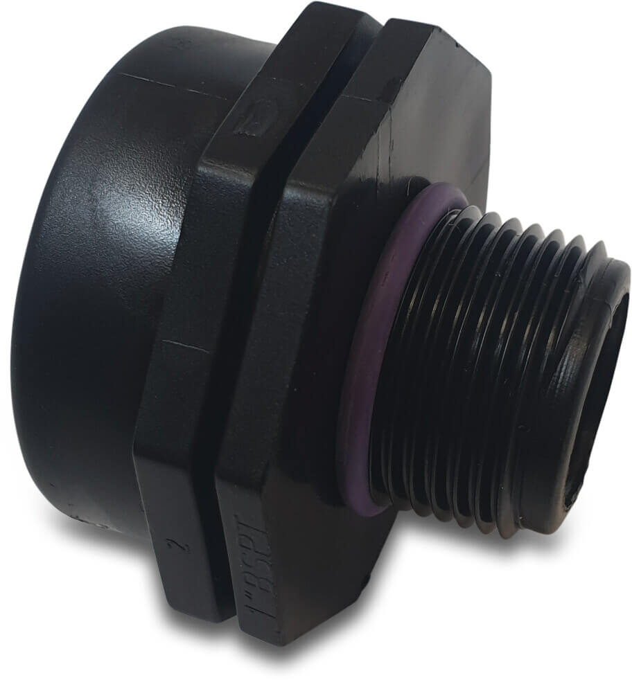 Tavlit Nipple socket PP 3/4" x 1" male thread x female thread 10bar type Self Seal