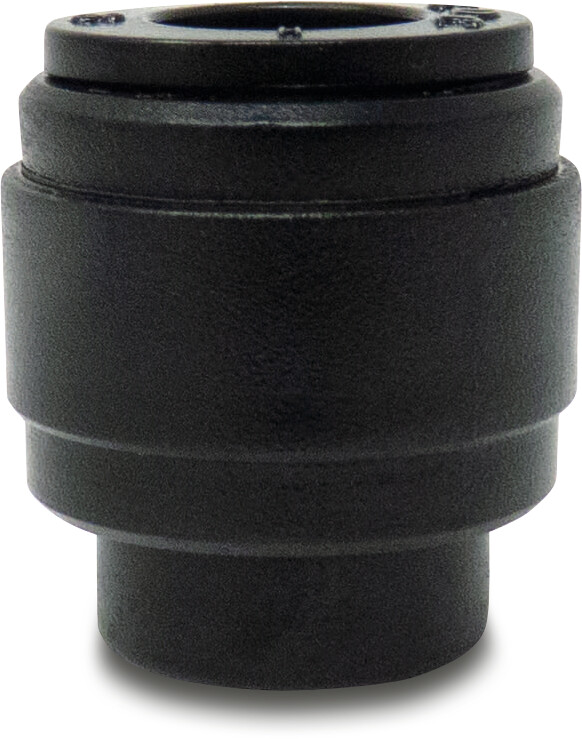 Plug POM WRAS push-in black Aquaspeed