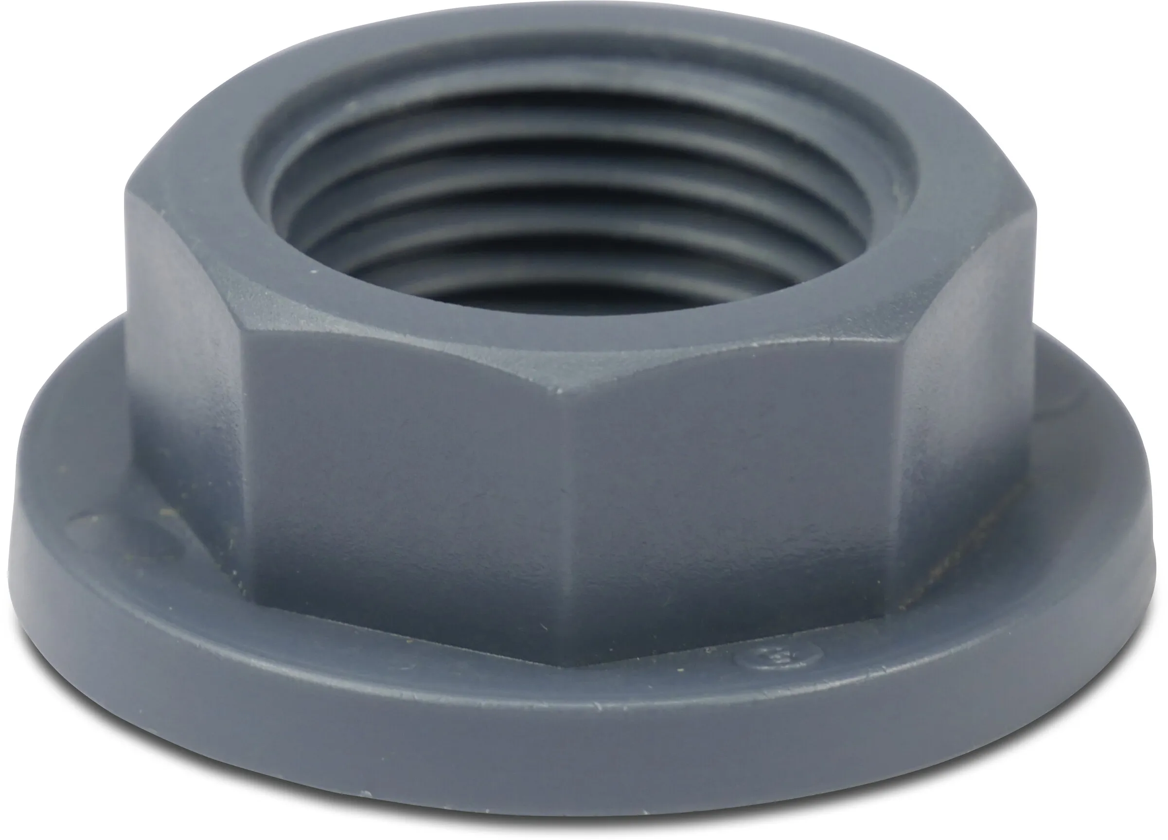 Nut PP 3/8" female thread 10bar grey