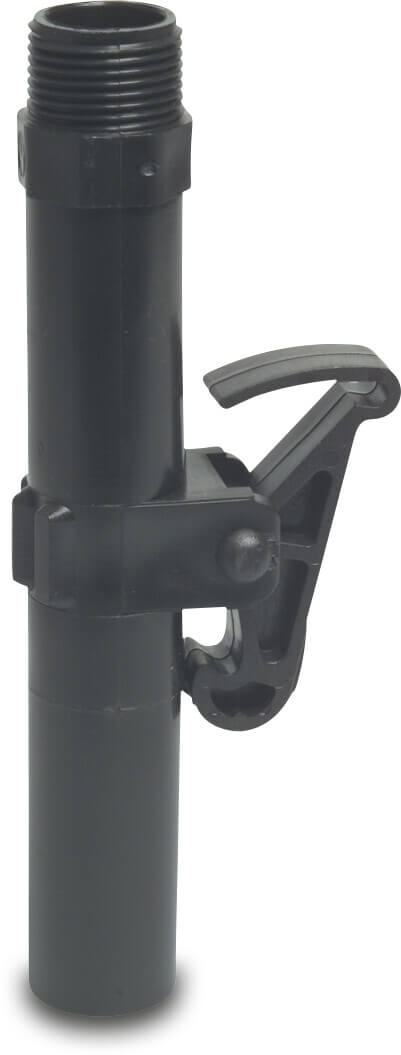 Schlüssel PP 3/4" Außengewinde 6bar Schwarz