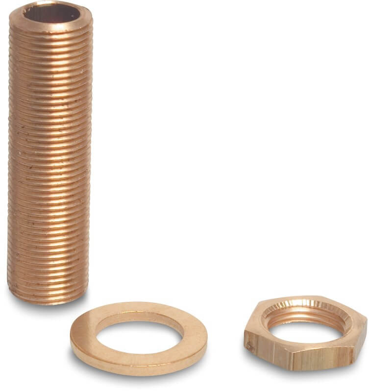 Profec Threaded end brass 1/2" male thread 40bar 60 mm