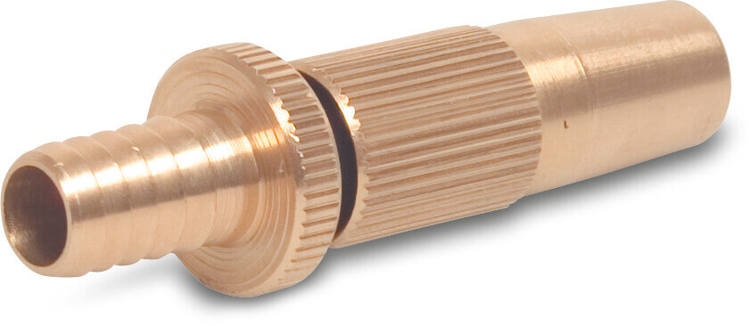 Spray nozzle brass hose tail adjustable
