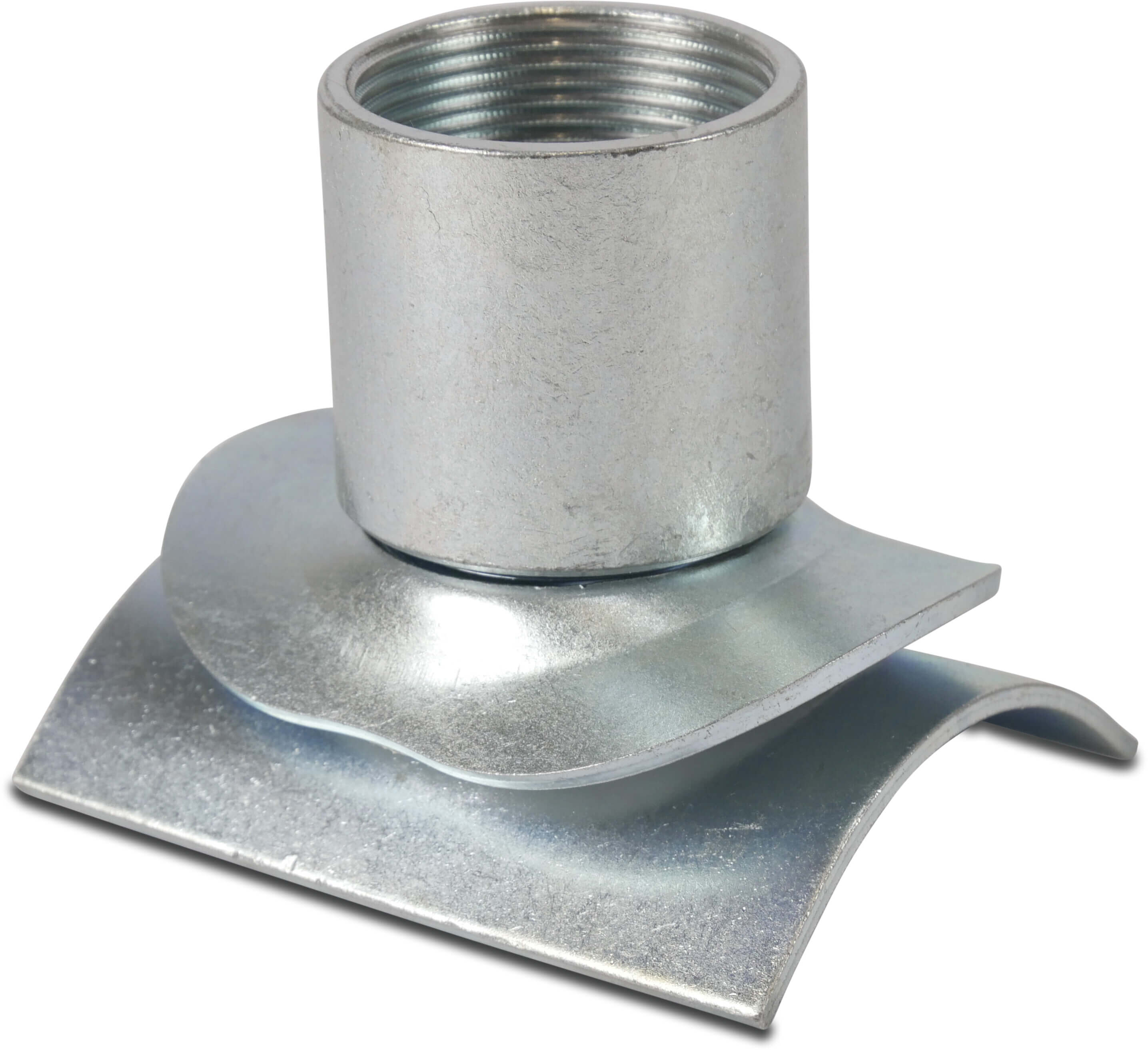 Abzweigung Stahl Verzinkt 110 mm x 1 1/2" x 57 mm