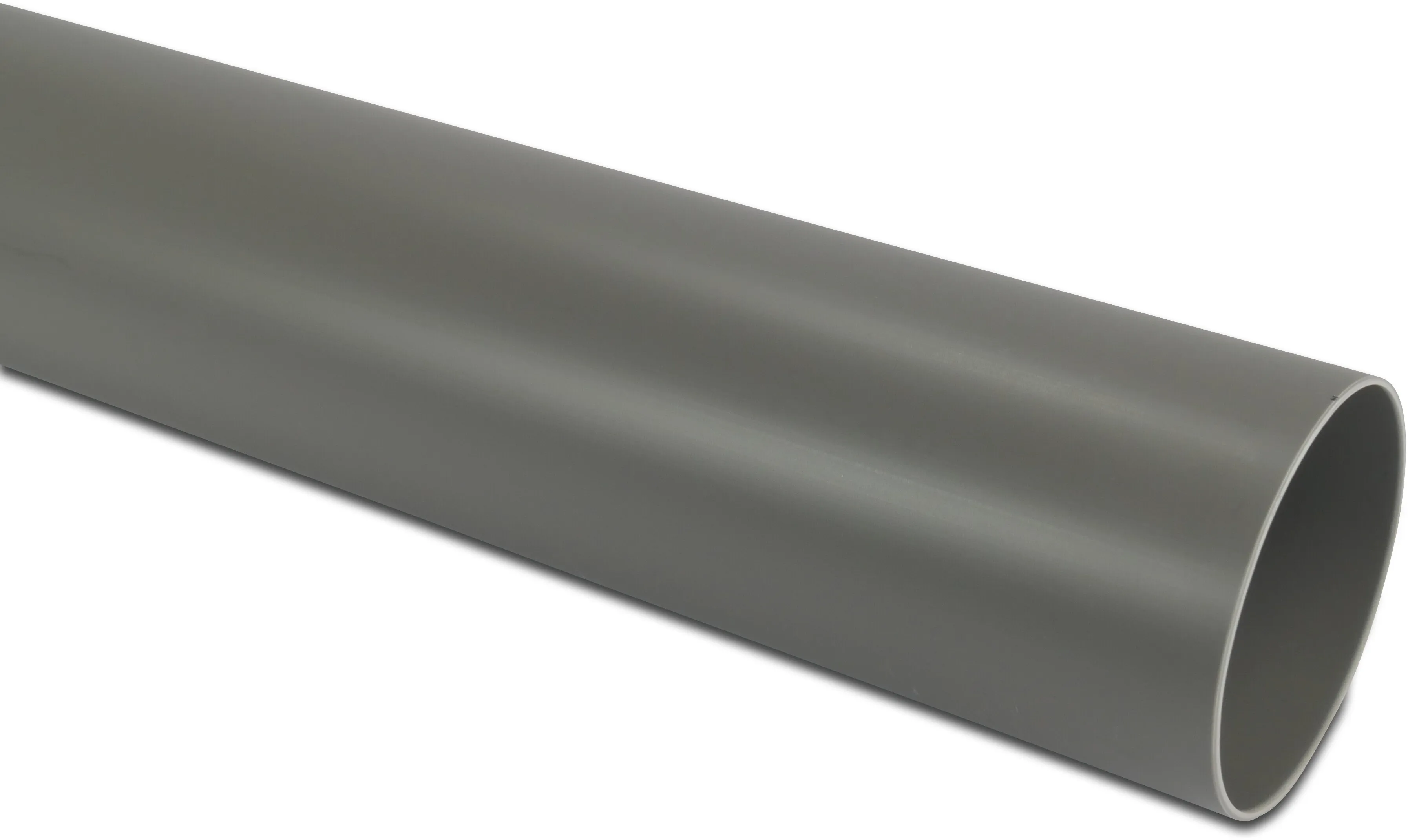 Drainage pipe PVC-U 200 mm x 5,9 mm SN8 plain grey 5m KOMO