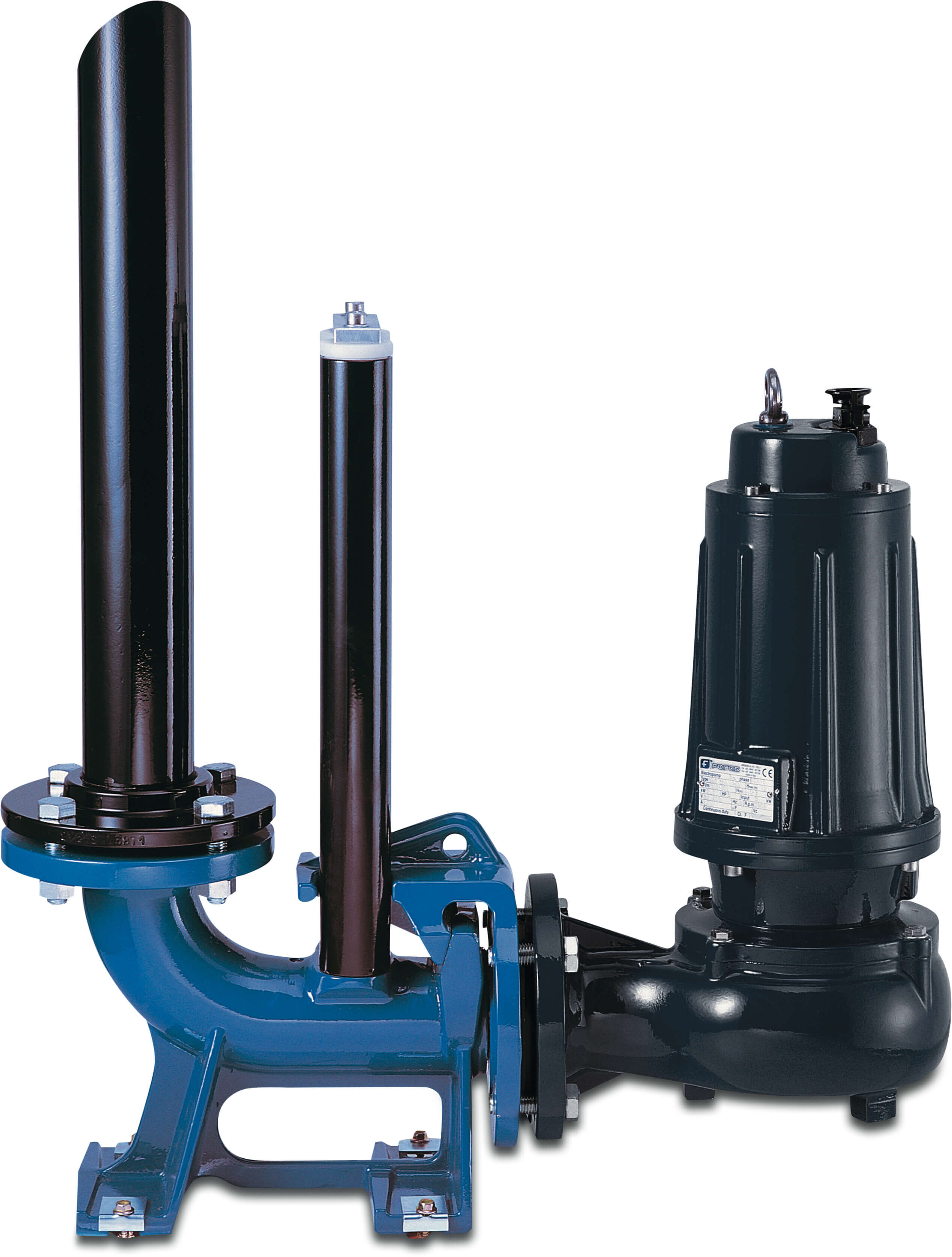 Foras Submersible pump cast iron 2" 8,1A 400VAC black/blue type FV400T
