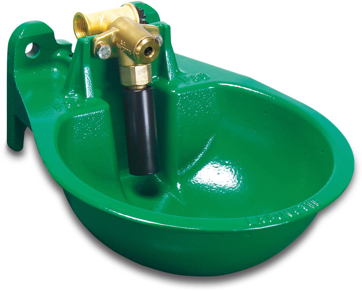 La Buvette Drinking bowl with tube cast iron type F30 La Buvette Drinking bowl with tube cast iron type F30