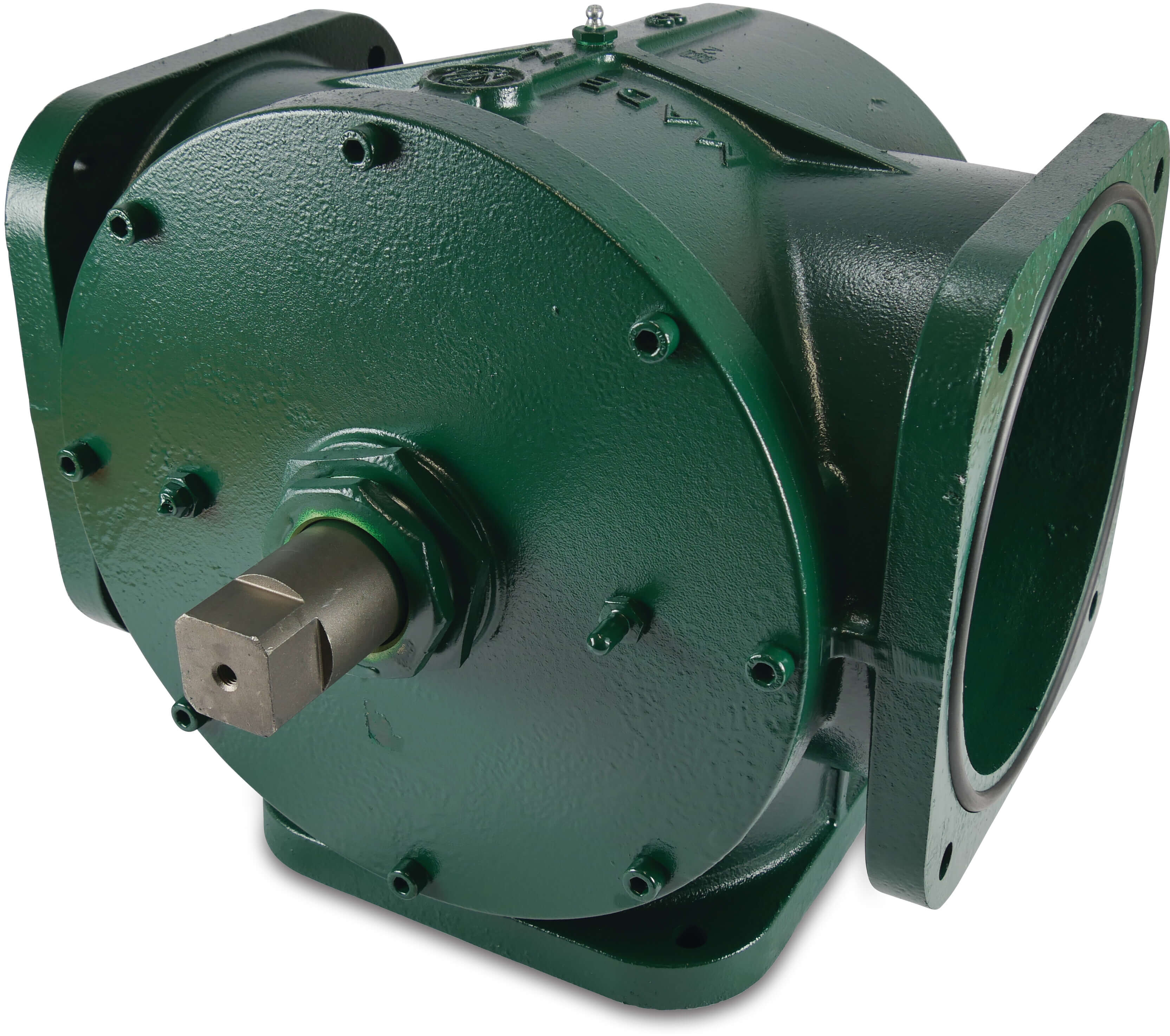 MZ 3-way plug valve cast iron 8" flange 4bar type 0020