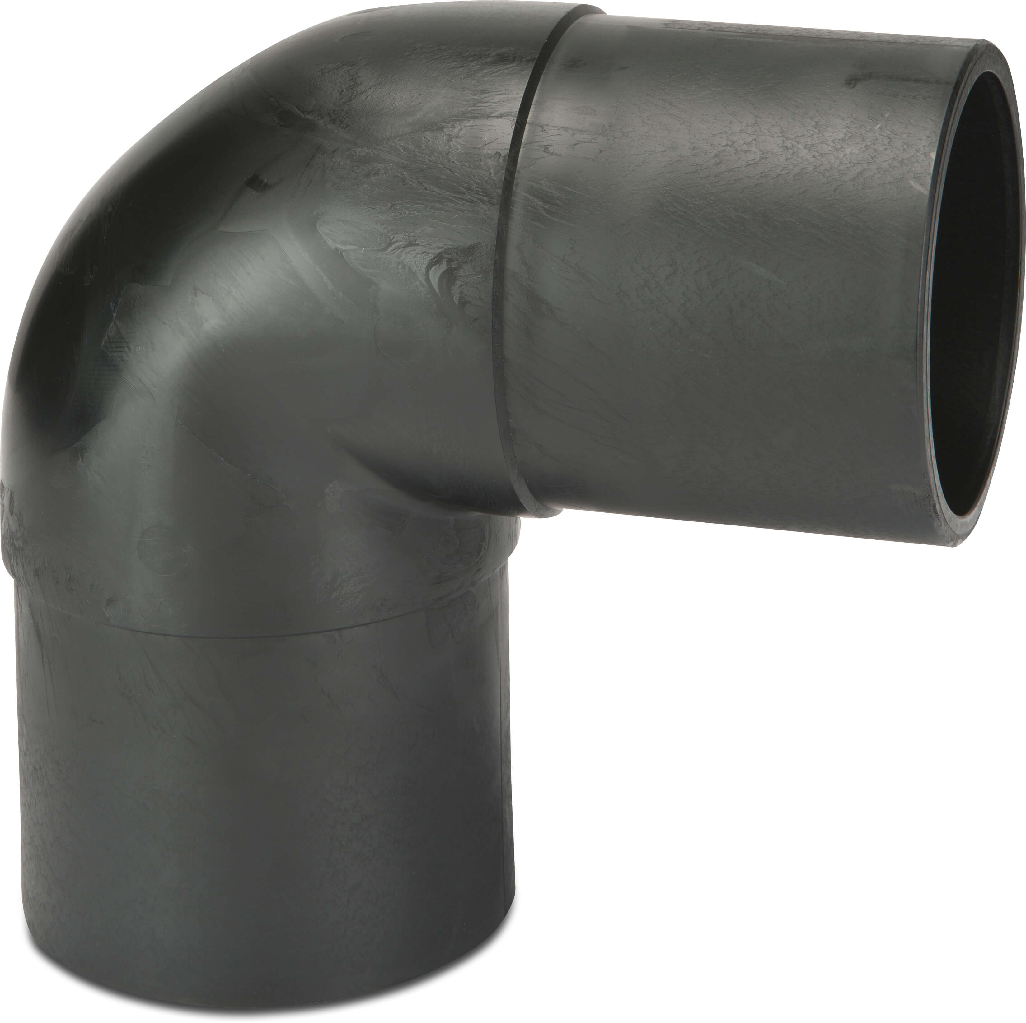 Winkel 88,5° PE100 160 mm Schwarz