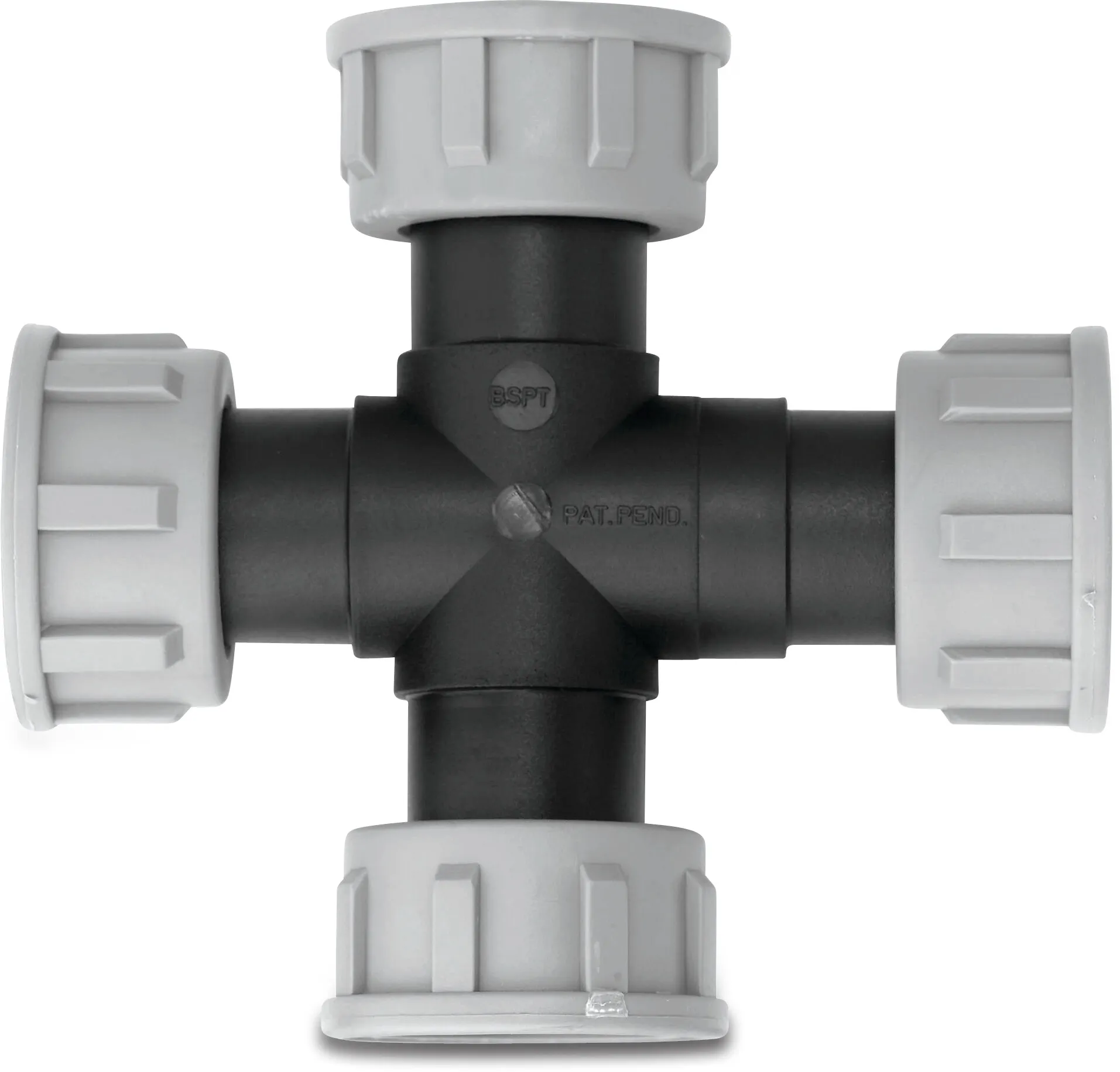 Tavlit Swivel cross 90° PP 1" female thread 10bar