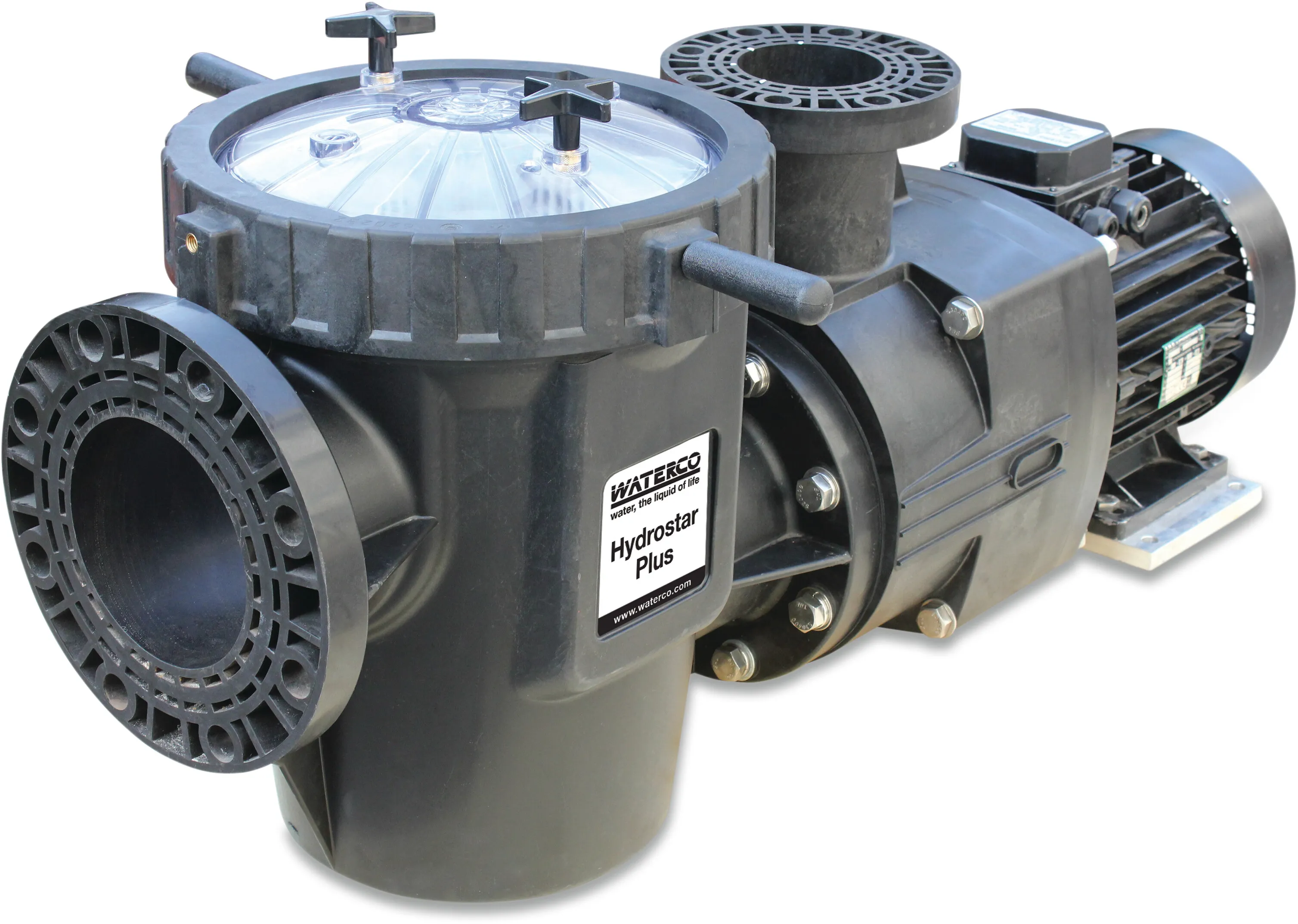 Waterco Kommerciel poolpumpe 6" x 4" flange 10,4A 400VAC type Hydrostar Plus 5.5 kW