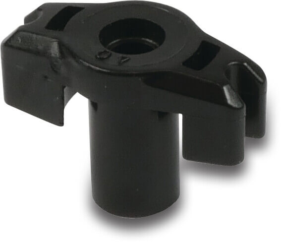 NaanDan Plastik dyse 4,0mm sort 5022 / 427 / 6024 / 6025