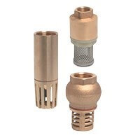 Brass foot valves