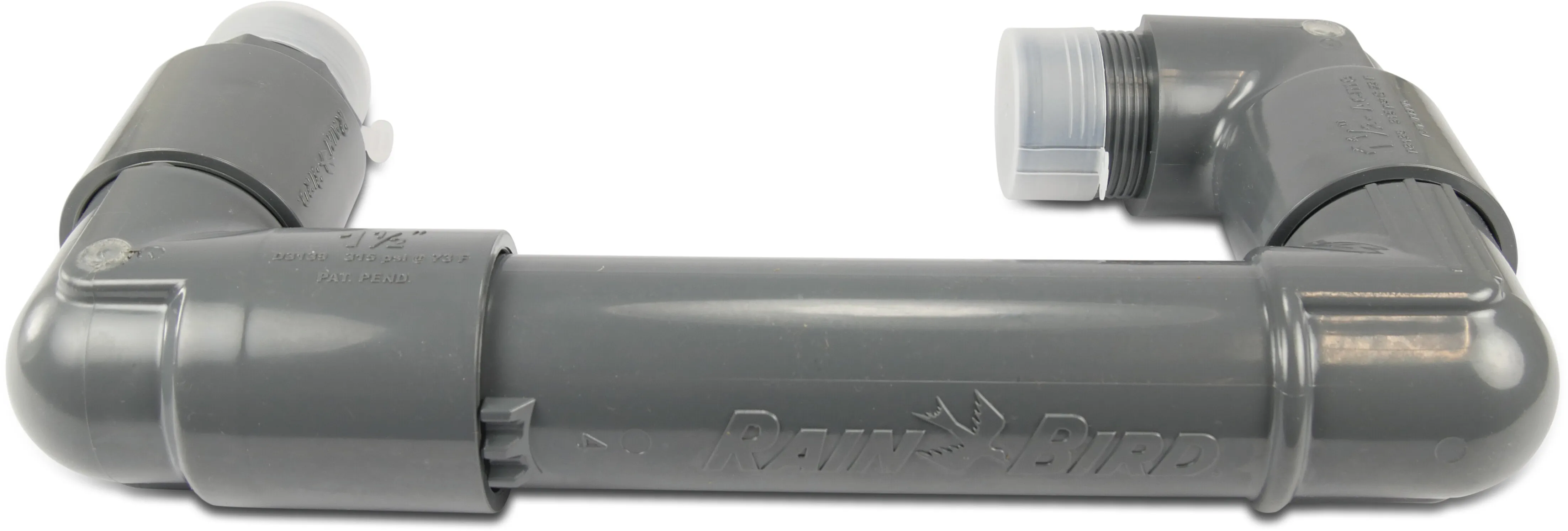 Rain Bird Svängled plast 1 1/2" utvändig gänga x utvändig ACME gänga 21,7bar 30cm vit type EAGLE