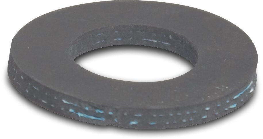 Rubber seal SBR DN15 x 22 mm x 45 mm black PN6