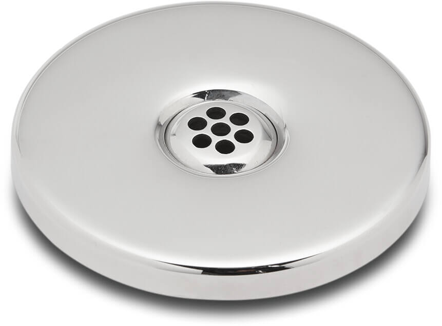 Ocean Cover for inlet fitting stainless steel 316 1 1/2" male thread stainless steel type Standard Round