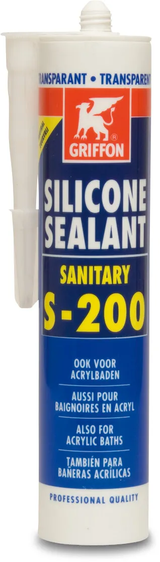 Griffon Silicone sealant transparent 0,3ltr type S-200