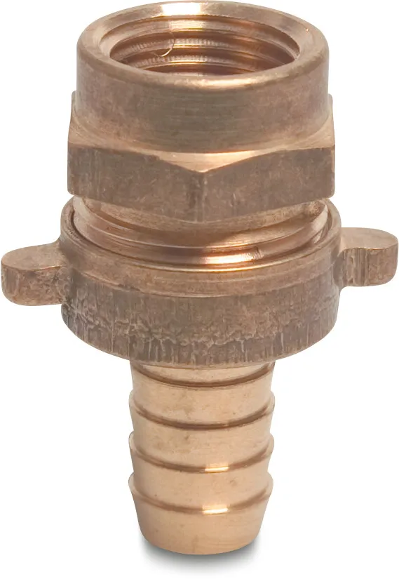 Union coupler brass female thread x hose tail