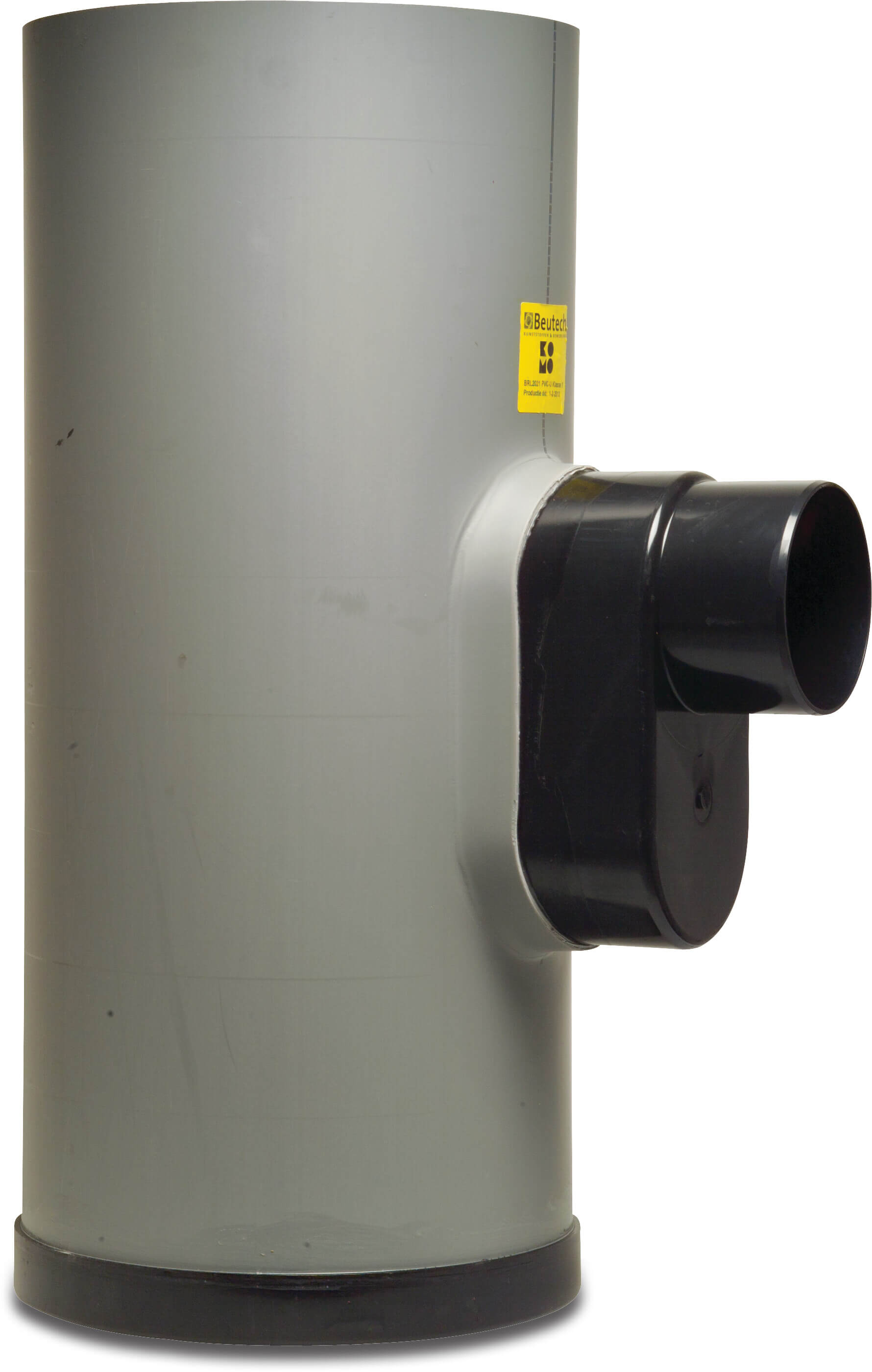 Unterteil PVC-U 315 mm x 125 mm Stutzen Grau