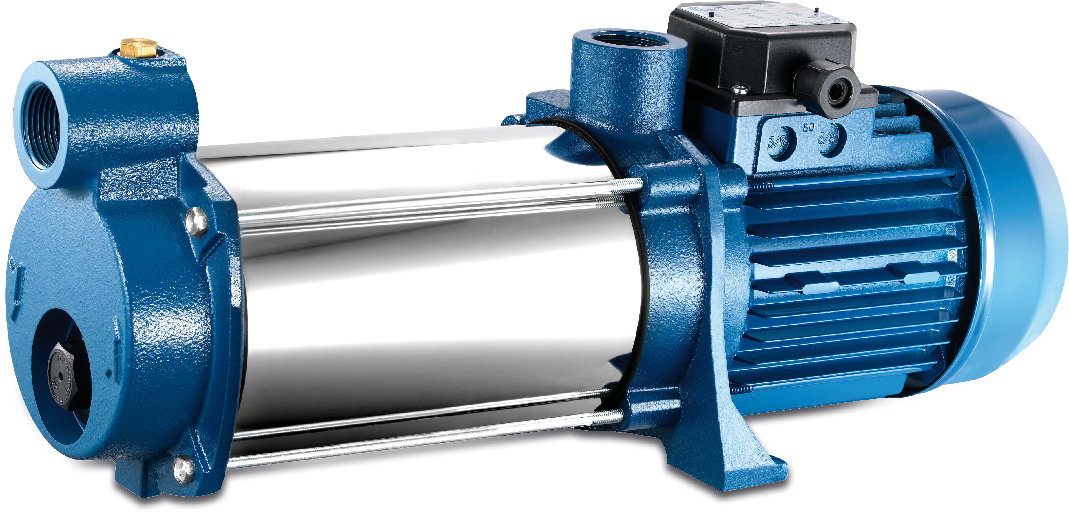 Foras Multi-stage centrifugal pump cast iron 1" female thread 11bar 6,1A 230VAC blue type MON120 5A