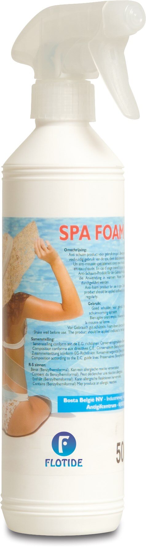 Flotide Spa foam down 0,5ltr type Vapo