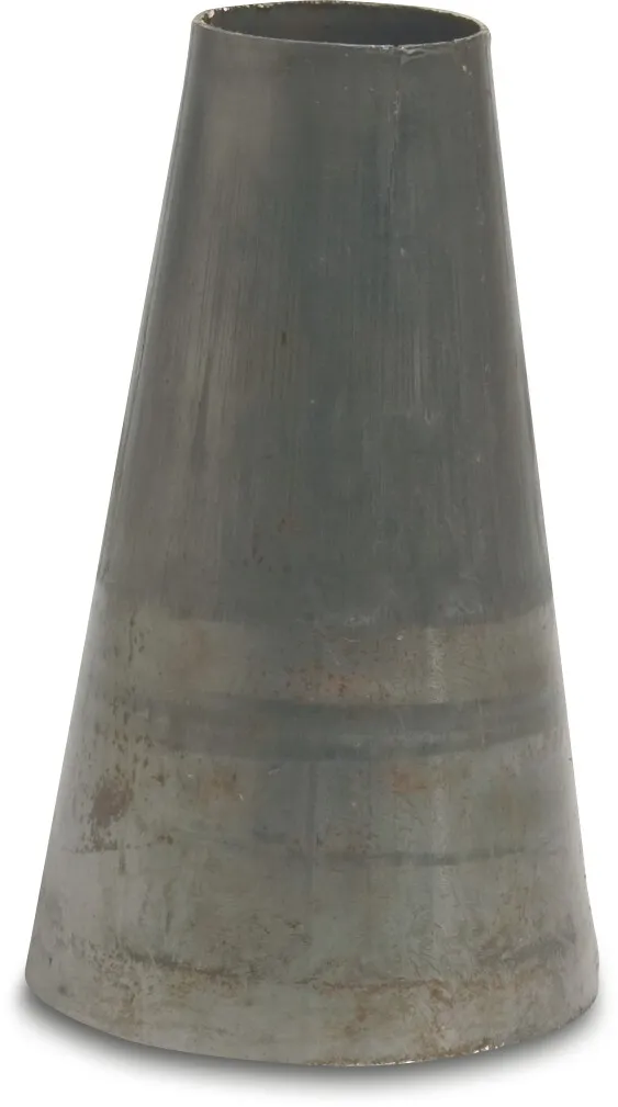 Reduzierstück Stahl 100 mm x 159 mm x Schweißstutzen Schwarz