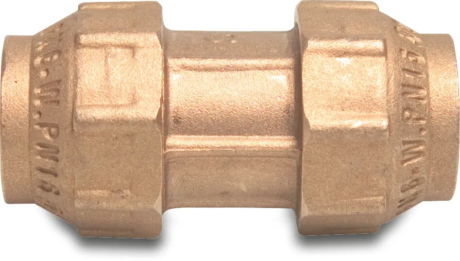Manchon laiton 32 mm à serrer 16bar DVGW S1