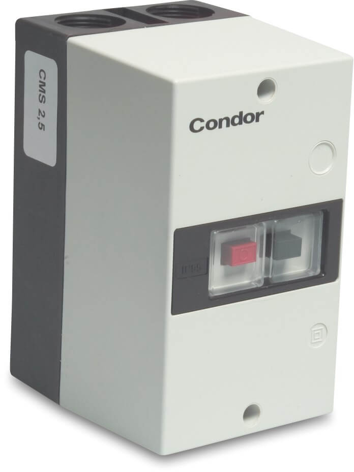 Condor Motor protection switch plastic 1,5A - 2,5AA 230/400VAC type CMS 2.5