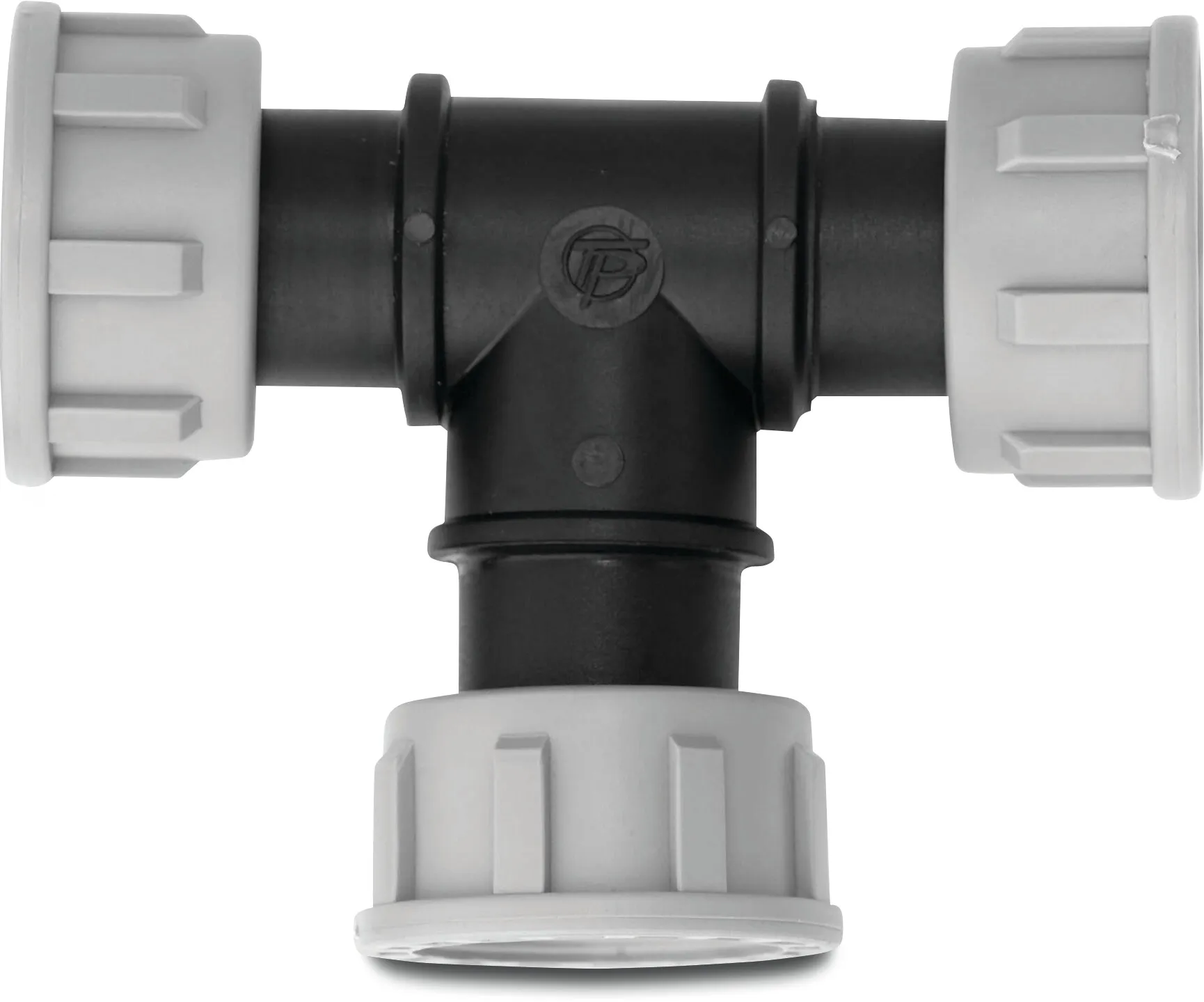 Tavlit Swivel T-stuk 90° PP 1" binnendraad 10bar