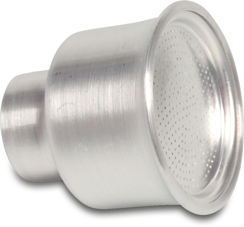Rose nozzle aluminium 3/4" female thread domed type 822 80 mm