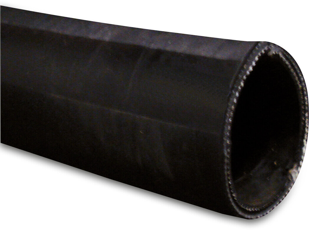 Saug- und Druckschlauch Gummi 102 mm x 118 mm x 8,0 mm 7bar 0.7bar Schwarz 40m Typ Spiral