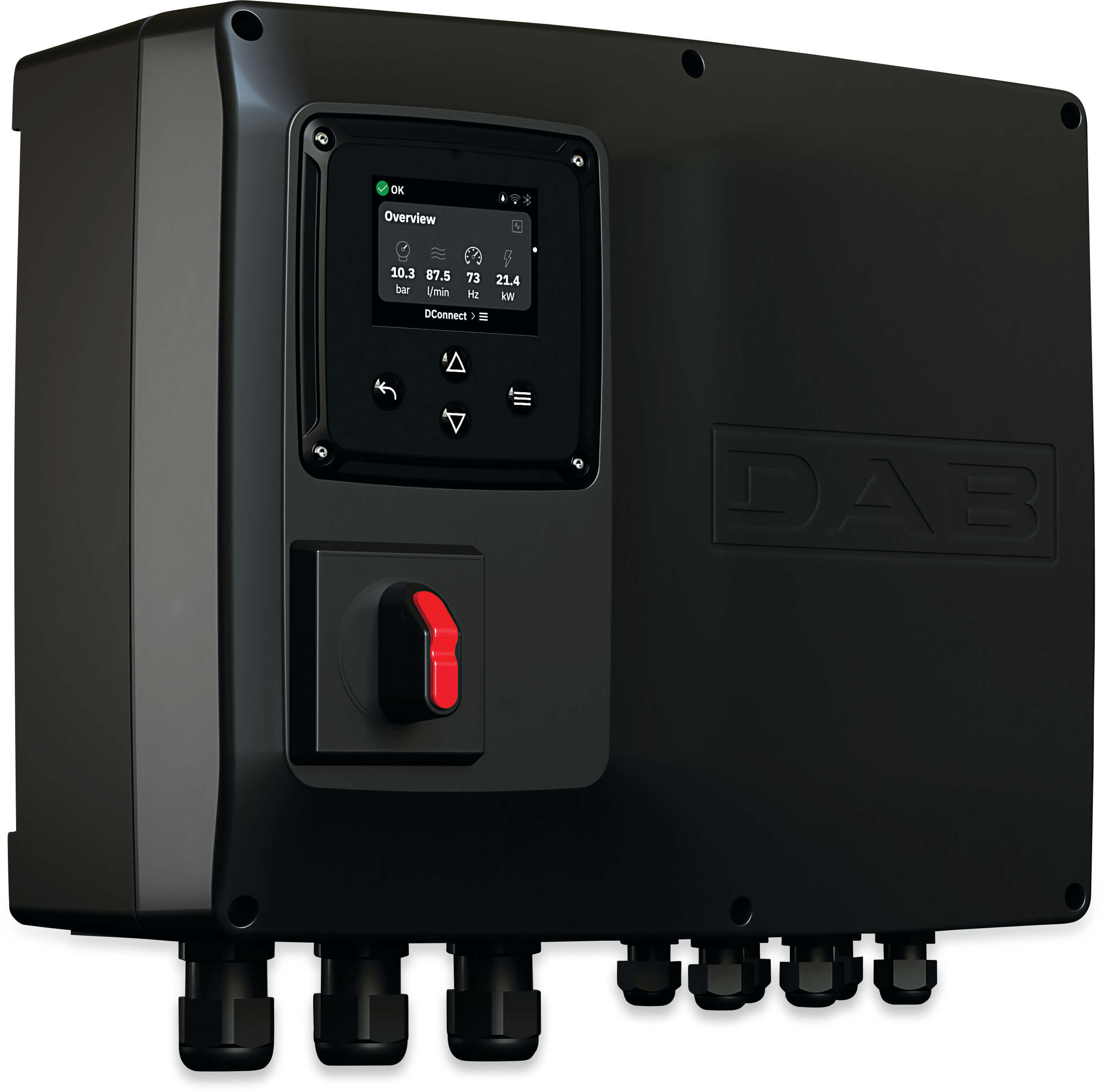 DAB Universal electronic pump control panel 12-12A 230/400VAC Typ NGPANEL 2 PUMPS 12A