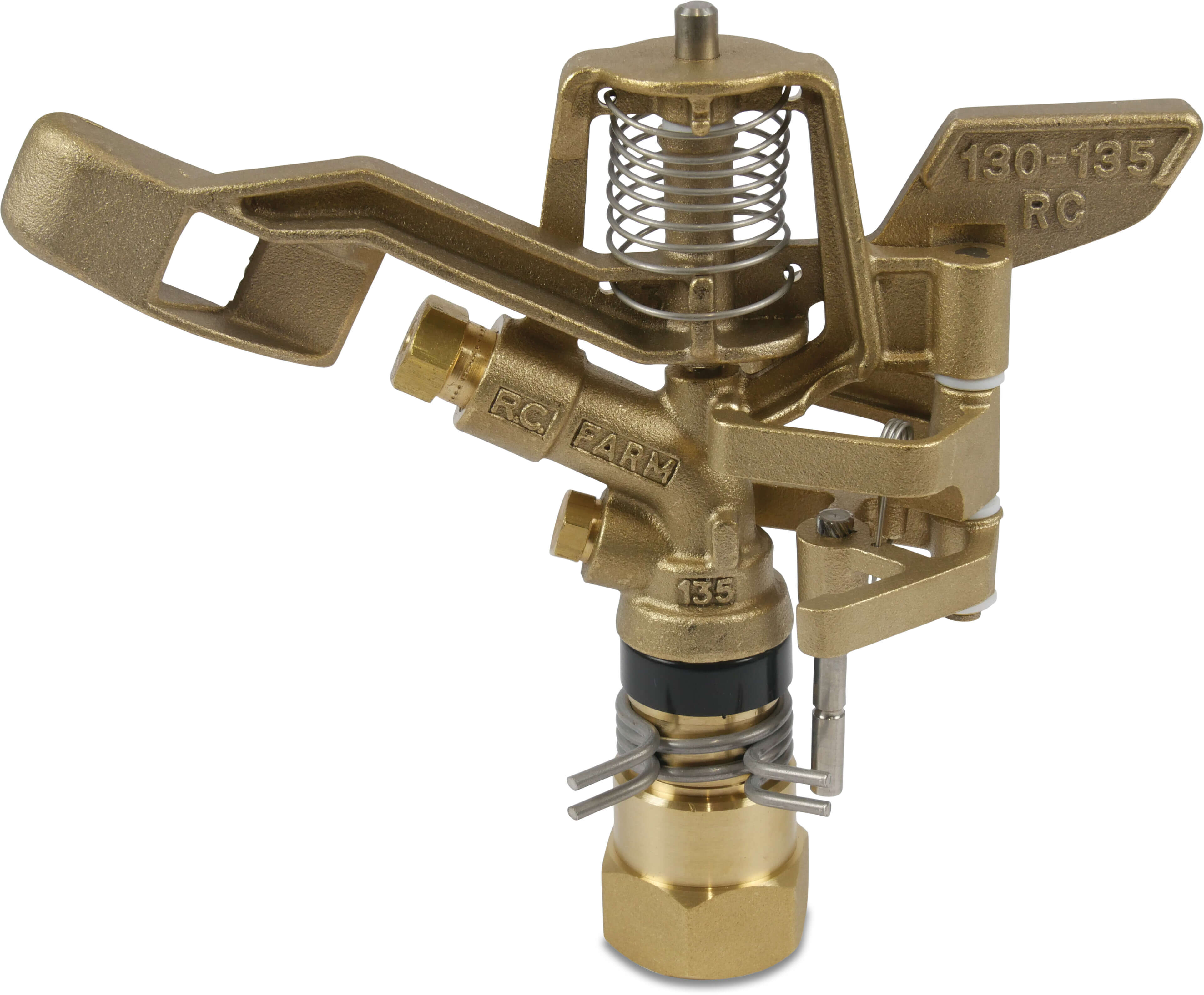 Part circle sprinkler brass 3/4" female thread 4,8 mm type RC 135