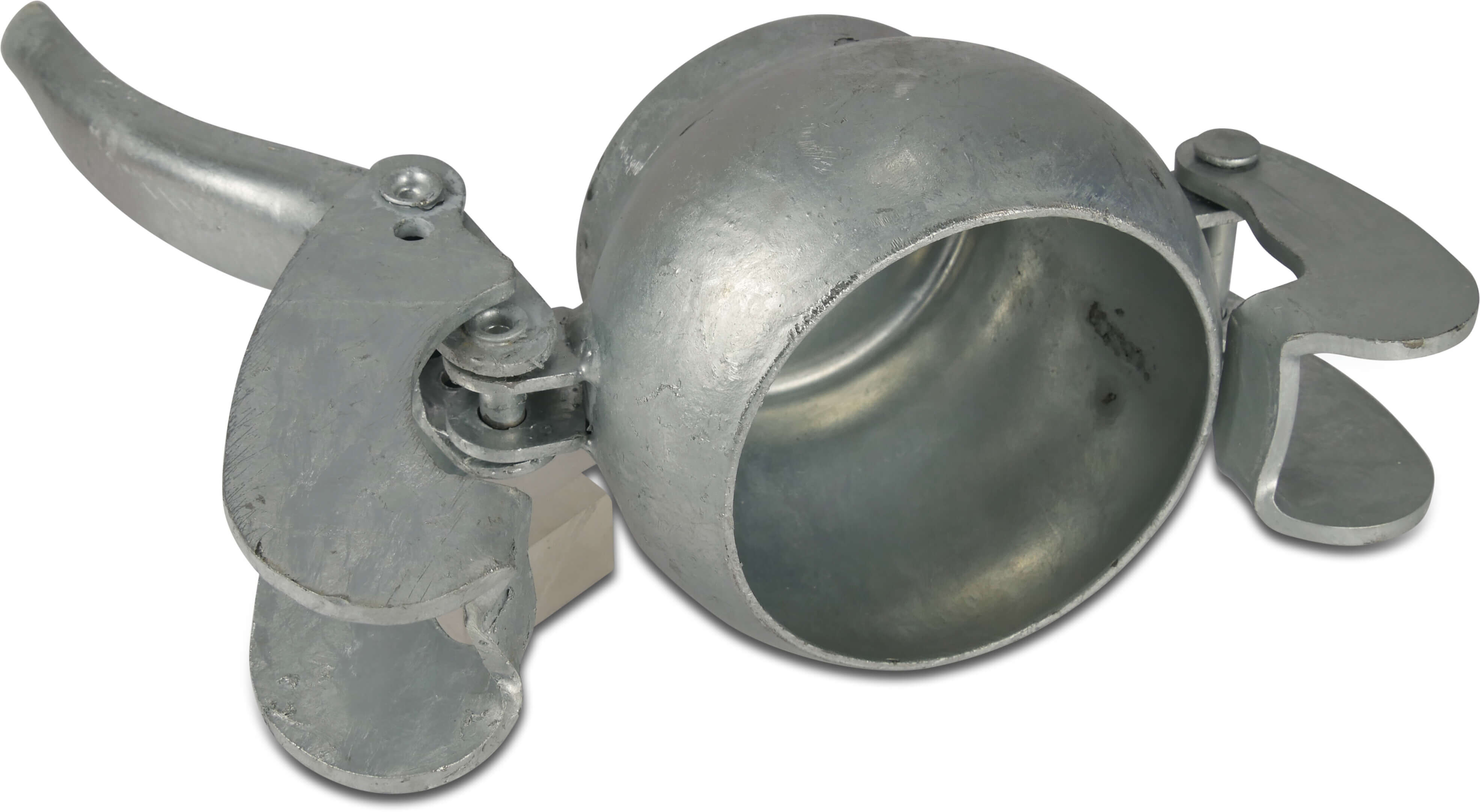 Quick coupler plug steel galvanised 108 mm male part Bauer type Bauer S9