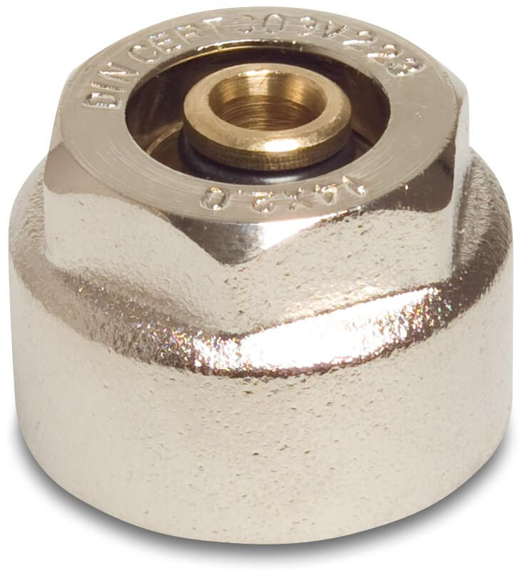 Adaptor brass 14 mm x 3/4" compression x eurocone