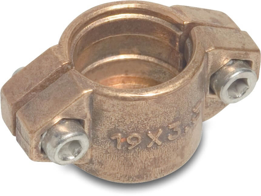 Clamp saddle brass 3/4"