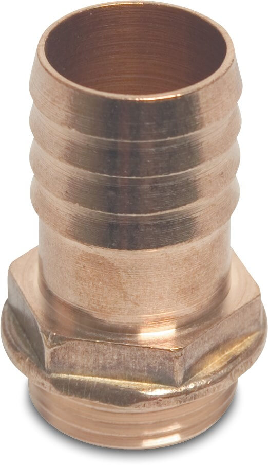 Profec Hose tail adaptor brass 1/8" x 6 mm male thread x hose tail 30bar