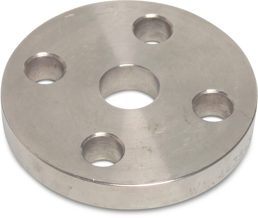 Flange stainless steel 316 DN125 x 139,7 mm DIN flange x butt welding 10bar DN125 PN10/16