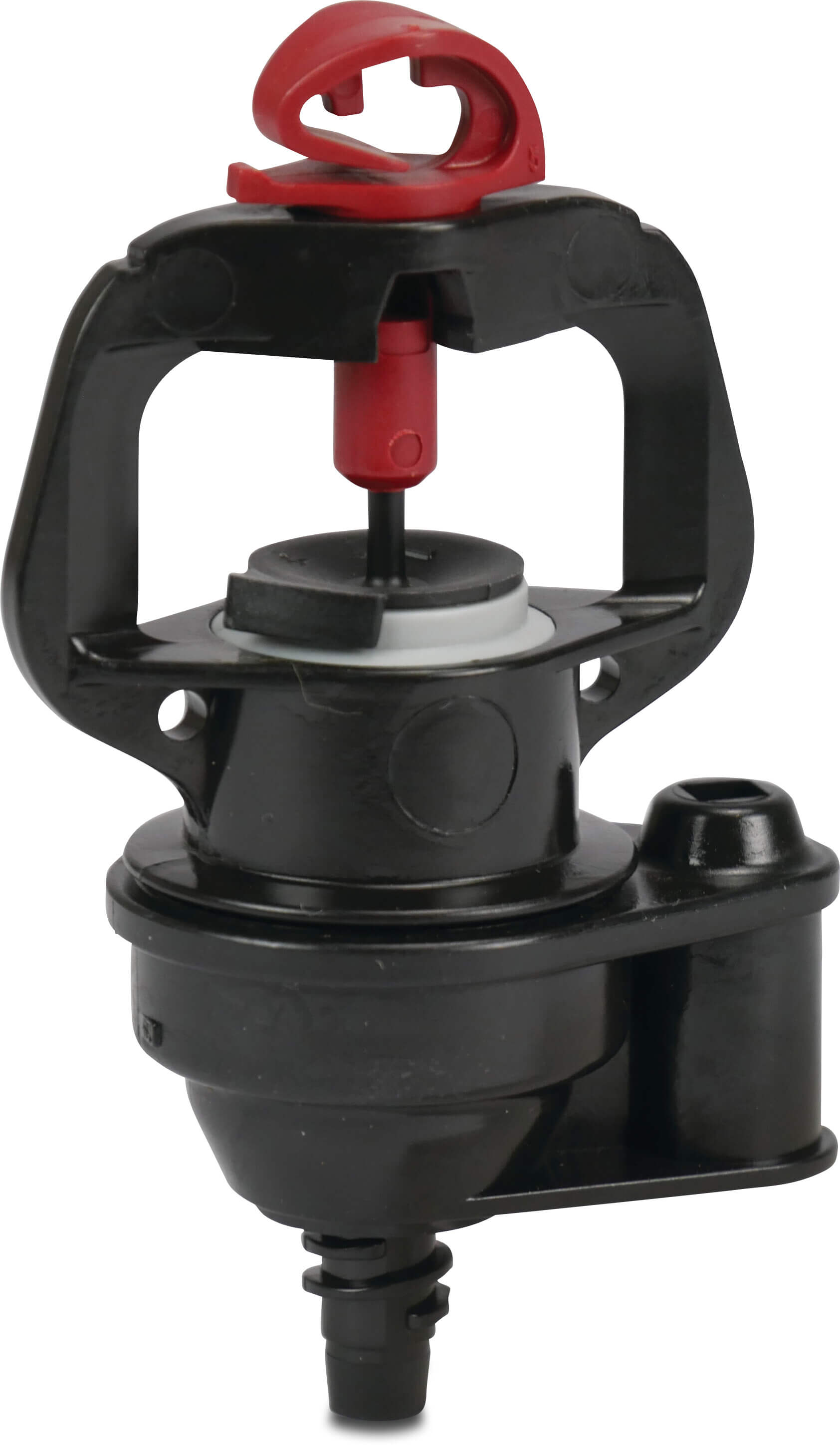 NaanDan Micro sprinkler plastic bayonet M 28ltr/h 1.00 mm 360° grey type AquaSmart 2002, long radius