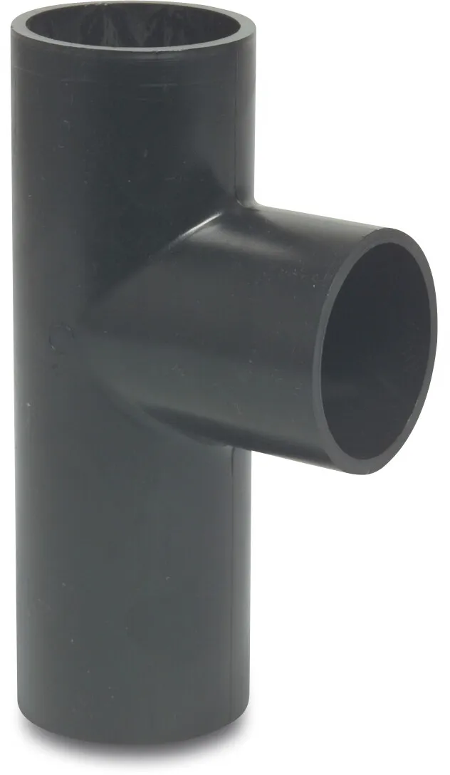T-piece 88° PE80 75 mm welding spigot SDR26 4bar black