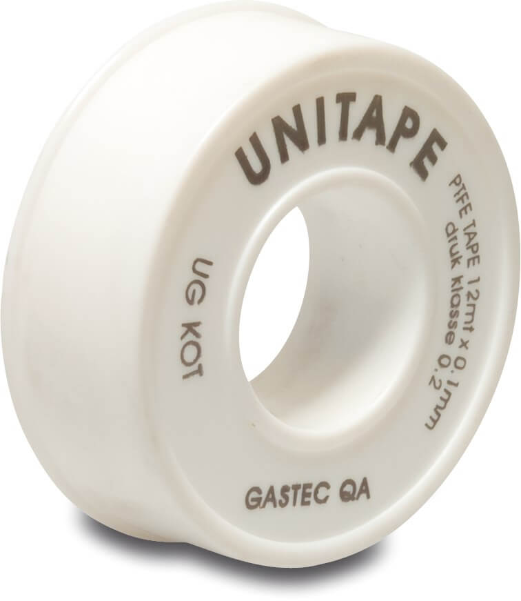 Profec Sealing tape PTFE 12 mm white 12m GASTEC