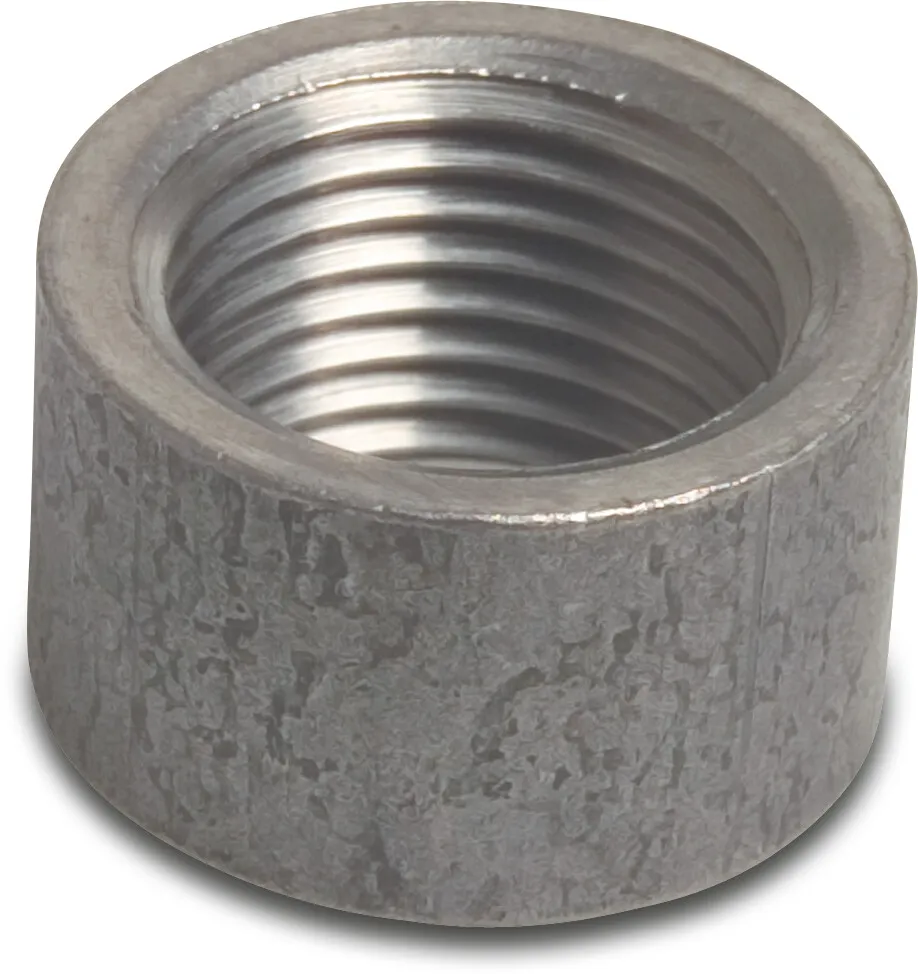 Profec Nr. 270A Half welding socket steel 1 1/4" x 48,3 mm female thread x butt welding 16bar