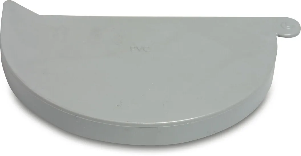 Slutmuffe PVC-U 125 mm lim grå type venstre