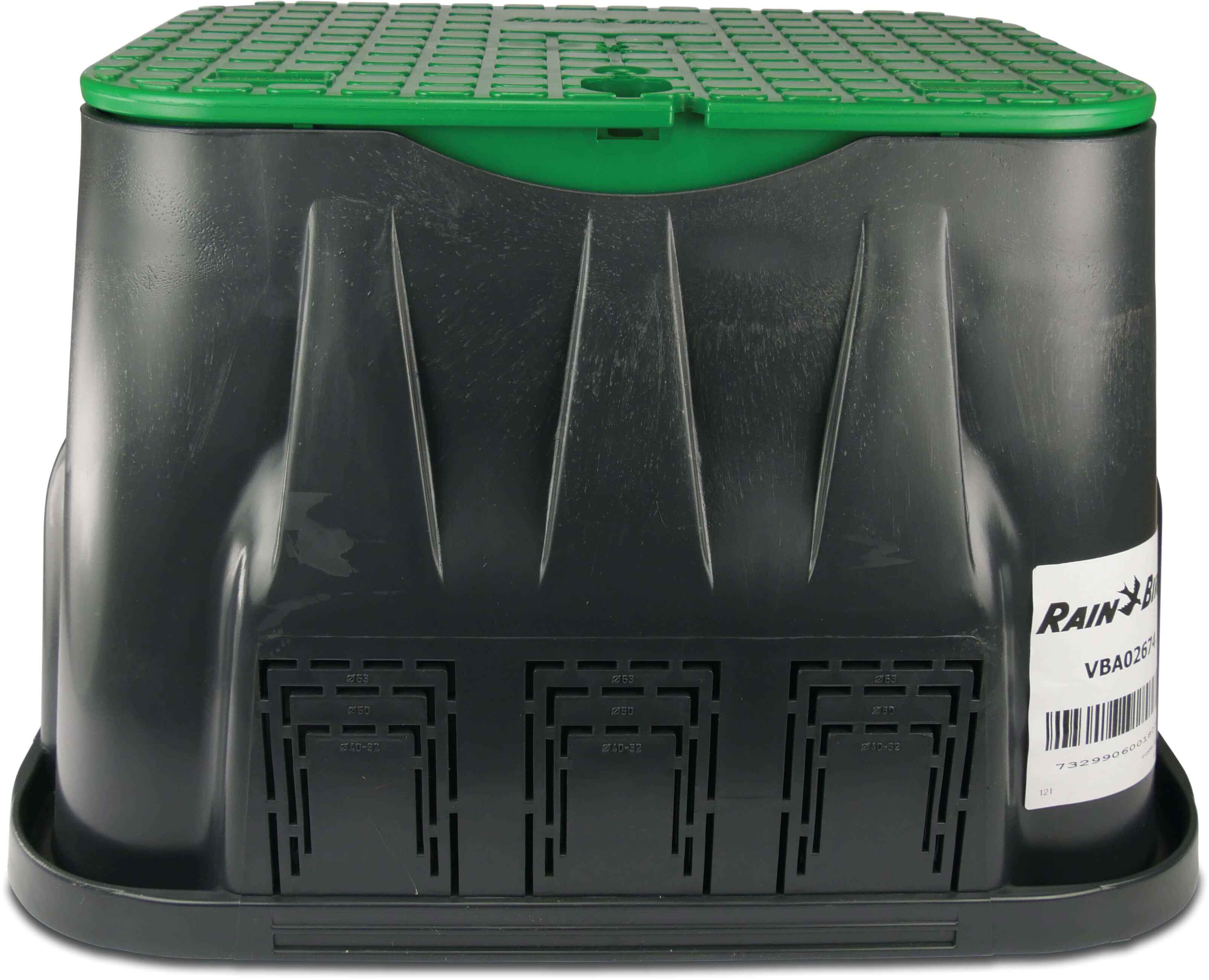 Rain Bird Valve box PP black/green type VBA-02674