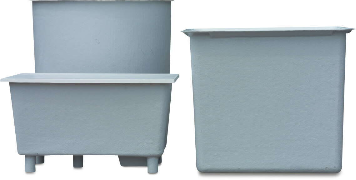 Tank polyester 80cm grå 1100L